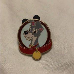 the tramp from lady and the tramp disney pin